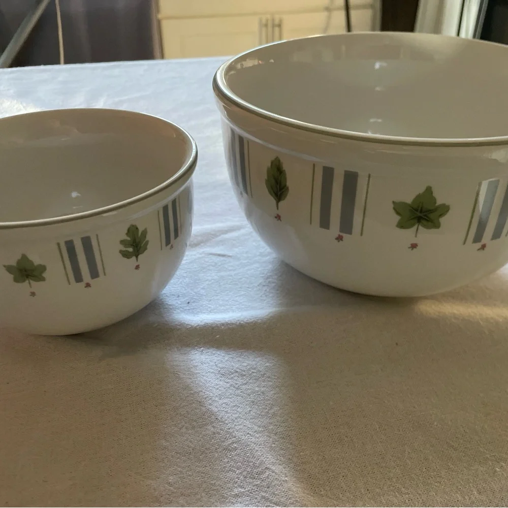 Damon Wood Genuine Stoneware made by WSP Bowl Set